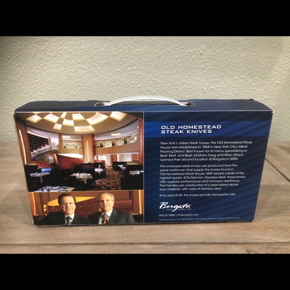 “Final Price” New OLD HOMESTEAD Steak Knives Set - Picture 2 of 6